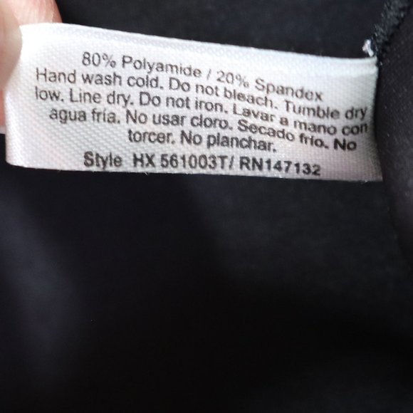 Strm Line Shape Open Bust Shaper Cami Tank Top XL Black Shaping HT 561003T - Picture 8 of 8